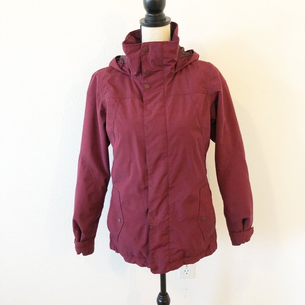 BURTON Jet Set Living Lining ThermoLite Snowboarding Jacket Burgundy Womens XS